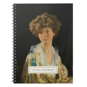 Vintage Fine Art Personalized Notebook