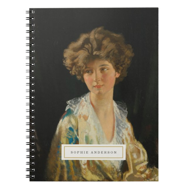 Vintage Fine Art Personalized Notebook (Front)