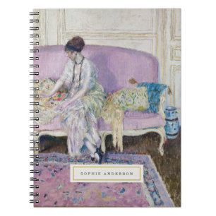 Vintage Fine Art Personalized Notebook