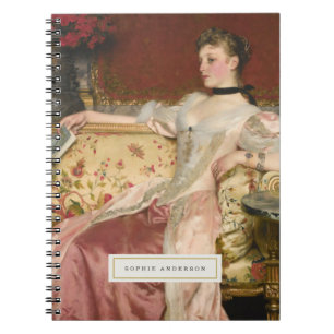 Vintage Fine Art Personalized Notebook