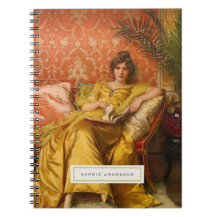Vintage Fine Art Personalized Notebook