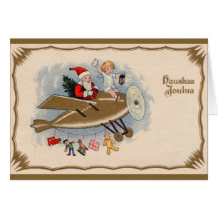 Vintage Finnish Christmas Greeting Card