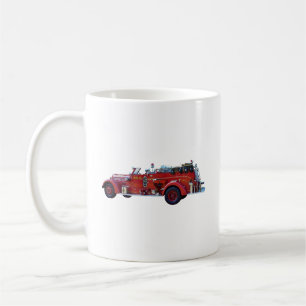 Vintage Fire Engine Coffee Mug