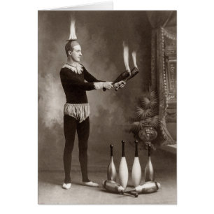 Vintage Fire Juggler