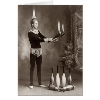Vintage Fire Juggler