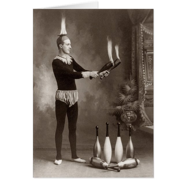 Vintage Fire Juggler (Front)