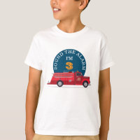 Vintage Fire Truck Birthday Any Age