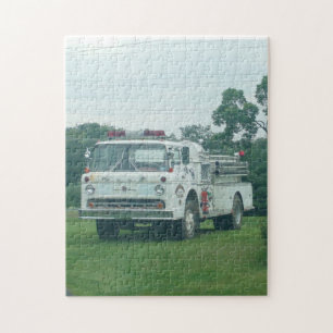 Vintage Fire Truck Puzzle