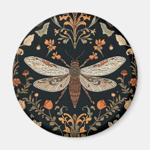 Vintage Firefly Garden  Magnet