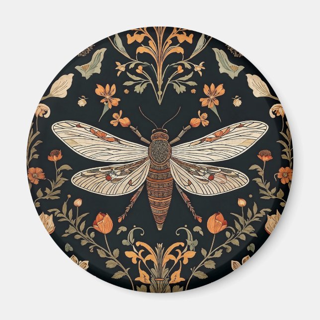 Vintage Firefly Garden  Magnet (Front)