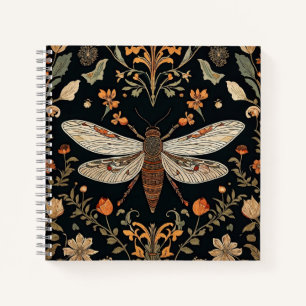 Vintage Firefly Garden Notebook