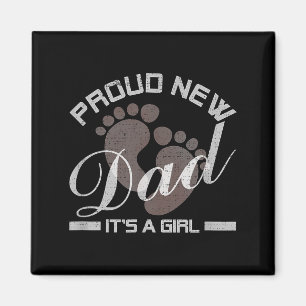 Vintage First Time Daddy Funny Proud New Dad It's  Magnet