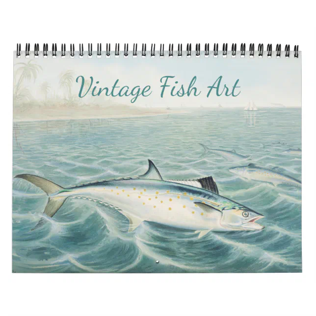 Promo Fishing Calendars (2025, Spiral)