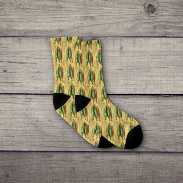 Vintage Fish on a Stringer Fisherman  Socks (Creator Uploaded)
