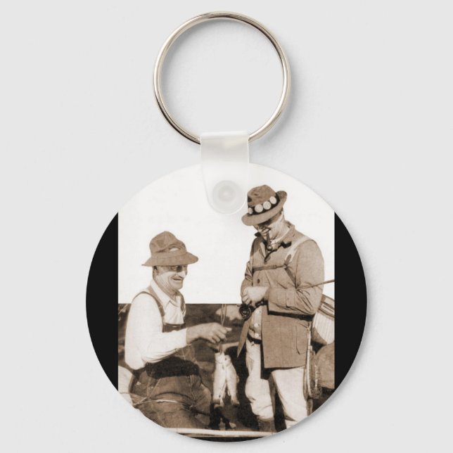 Vintage Fishermen Keychain (Front)