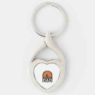 Vintage Fishing Buddy Dad Shirt Design_1 Keychain