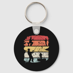 Vintage Fishing Keychain