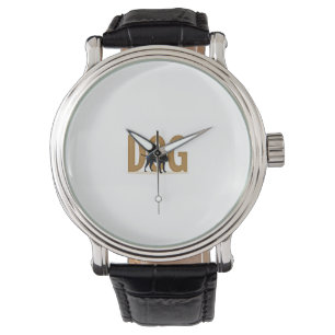 Vintage Fitness Lifestyle Husky Workout Dog Cartoo Watch