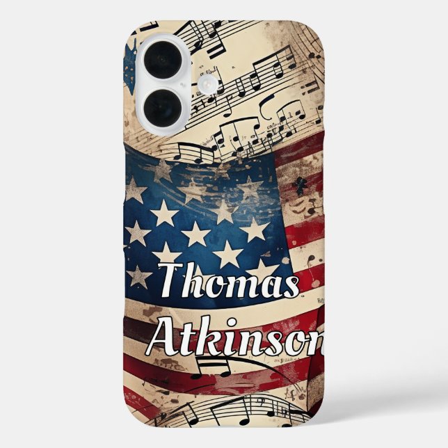 VIntage Flag  Case-Mate iPhone Case (Back)