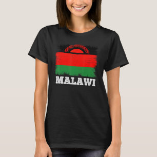 Vintage Flag Malawi Country Retro Flag Malawian T-Shirt