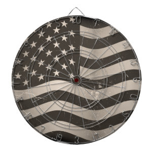 Vintage Flag United States 3 Dartboard