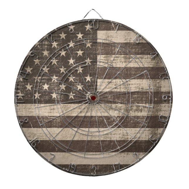 Vintage Flag United States Dartboard (Front)
