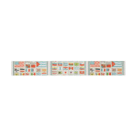 Vintage Flags Of All Nations Educational Poster