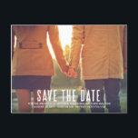 VINTAGE FLAIR | SAVE THE DATE ANNOUNCEMENT POSTCARD<br><div class="desc">OTHER STYLES AND COLORS AVAILABLE IN OUR SHOP. ©FINE & DANDY PAPERIE</div>