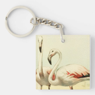 Vintage Flamingo Keychain