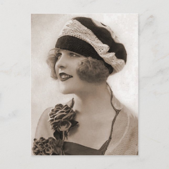 Vintage Flapper Photograph (115) Postcard (Front)