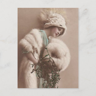 vintage flappers (121) postcard