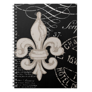 Vintage Fleur de Lis...notebook Notebook