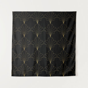 vintage floral abstract seamless pattern. Geometri Tapestry