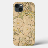 Vintage Floral Alphonse Mucha Peonies GalleryHD