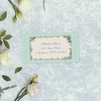Vintage Floral and Damask Personalized