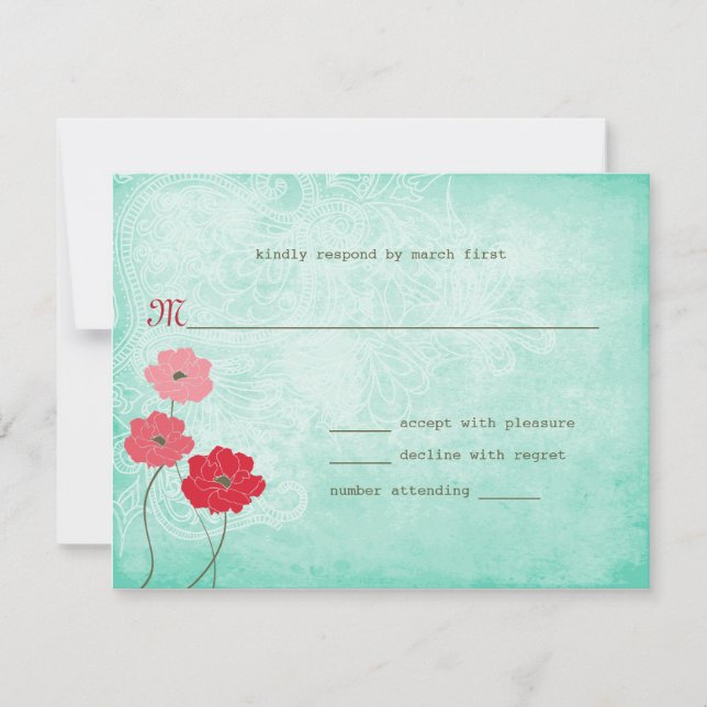 Vintage Floral and Leaves Response (Front)