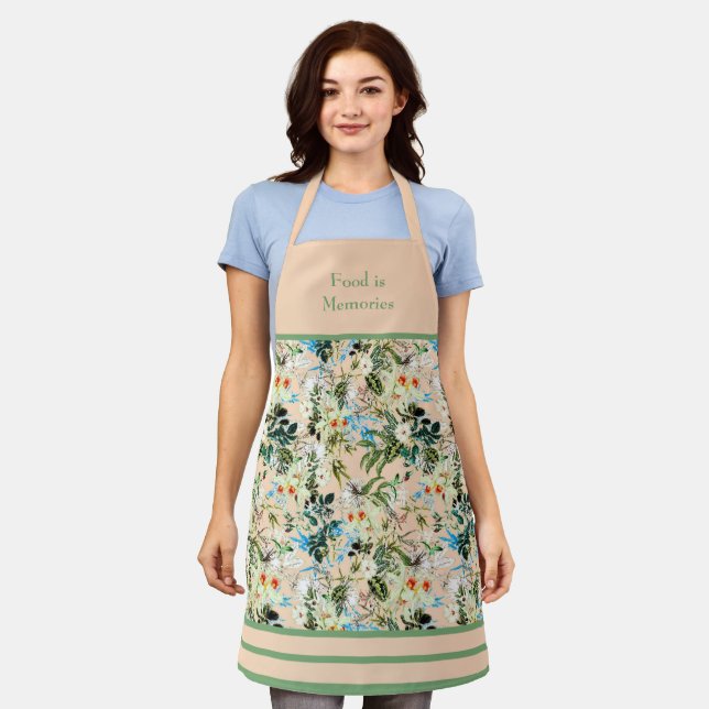 Vintage Floral Apron (Worn)