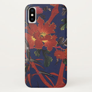 Vintage Floral Art Deco, Garden Flowers Case-Mate iPhone Case