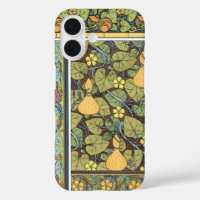 Vintage Floral Art Nouveau Vegetables, Gourds