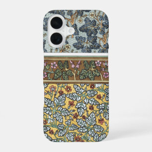 Vintage Floral Art Nouveau Wild Geranium Flowers iPhone 16 Case