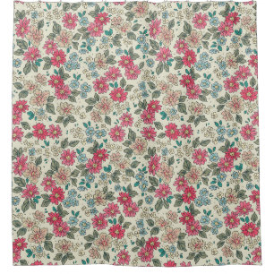 Vintage floral background. Floral pattern with sma