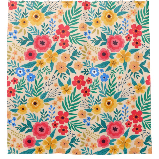 Vintage floral background. Seamless vintage patter (Front)