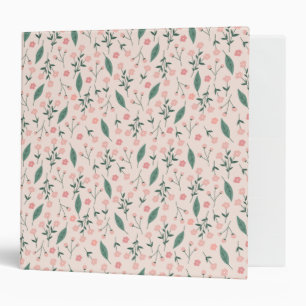 Vintage Floral Binder