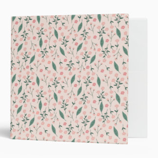 Vintage Floral  Binder