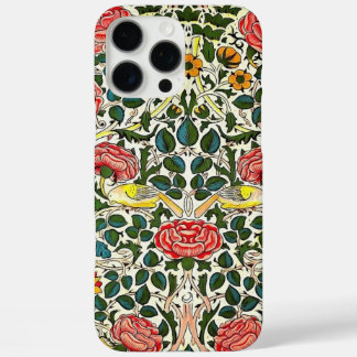 Vintage Floral & Bird Elegance – iPhone 16 Case