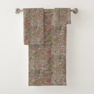 Vintage Floral Bird William Morris Dove et Rose