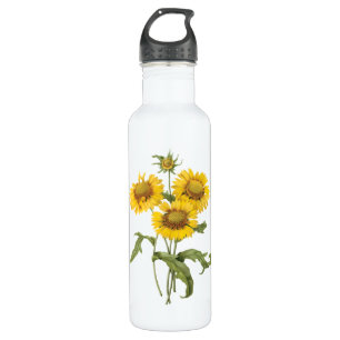 Vintage Floral Blanket Flower Sunflower by Redoute 710 Ml Water Bottle