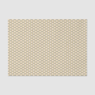 Vintage Floral blue and yellow Jonquil pattern Tissue Paper