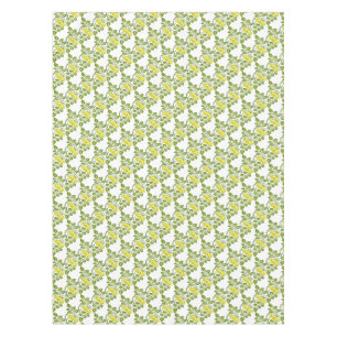 Vintage Floral Buttercup wallpaper damask Tablecloth