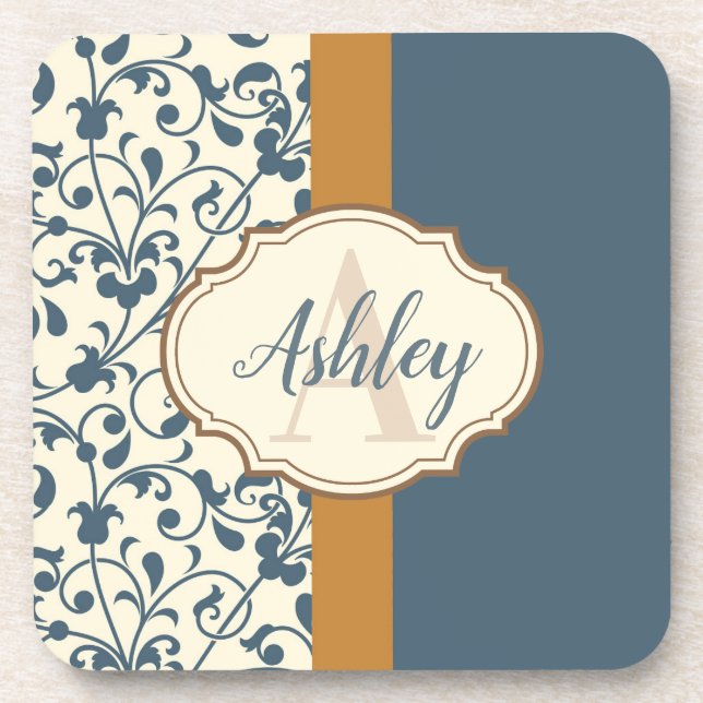 Vintage Floral Coaster (Front)